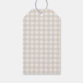 Teddy Bear We Can Bearly Wait Birthday Cadeaulabel (Achterkant)