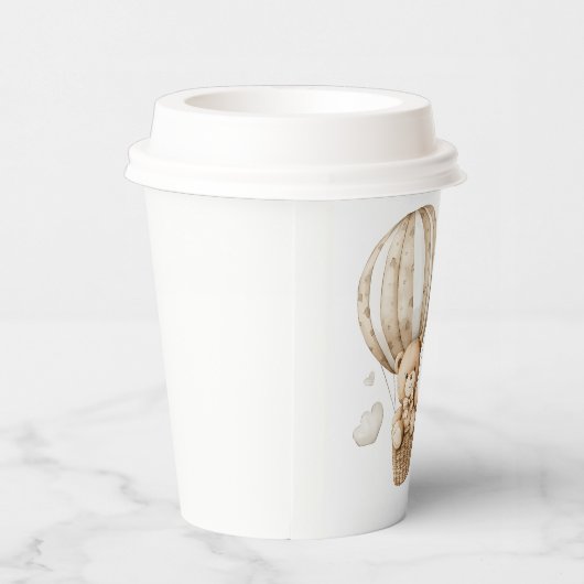 Teddy Bear, we kunnen Baby shower afwachten Papieren Bekers (Rechts)