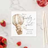 Teddy Bear, we kunnen Baby shower afwachten Servet (Insitu)