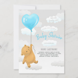 Teddy Bear, we kunnen wachten op Baby shower Kaart