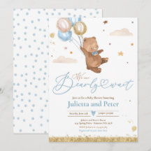 Teddy Bear, we kunnen wachten op Baby shower