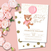 Teddy Bear, we kunnen wachten op het Baby shower