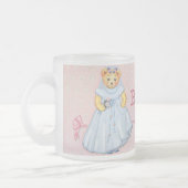 Teddy Bear Wedding - Aanpassen Matglas Koffiemok (Links)