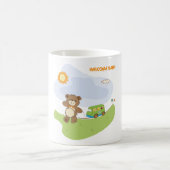 Teddy Bear Welkom Baby Nursery Design Koffiemok (Center)