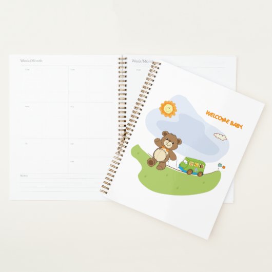 Teddy Bear Welkom Baby Nursery Design Planner (Display)