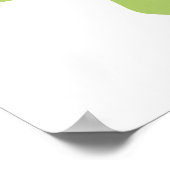 Teddy Bear Welkom Baby Nursery Design Poster (Hoek)