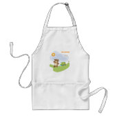 Teddy Bear Welkom Baby Nursery Design Standaard Schort (Voorkant)