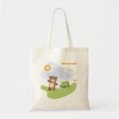 Teddy Bear Welkom Baby Nursery Design Tote Bag (Voorkant)