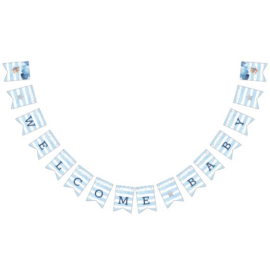 Teddy Bear Welkomstbanner van Baby shower Vlaggetjes (Alle)