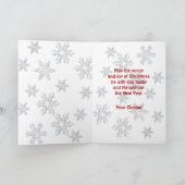 Teddy Bear-Wenskaart voor kerstmis Feestdagen Kaart (Binnen)