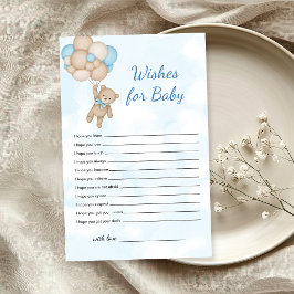 Teddy Bear Wishes for baby game