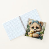 Teddy Bear with Chick, by Natasha Us Notitieboek (Binnen)