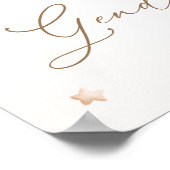 Teddy Bear with Neutral Balloons Gender Reveal Poster (Hoek)