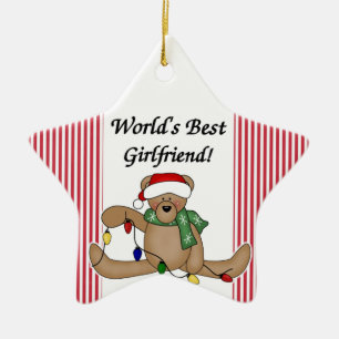 Teddy Bear World's Best Vriendin Ornament
