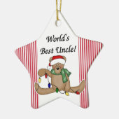Teddy Bear World's beste oom Ornament (Links)