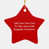 Teddy Bear World's beste oom Ornament (Achterkant)