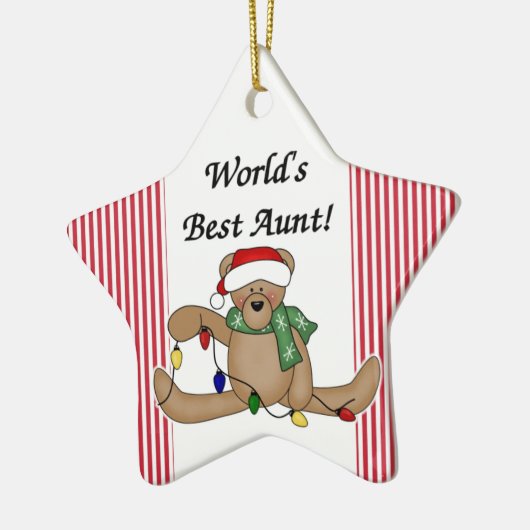 Teddy Bear World's beste tante Ornament (Links)