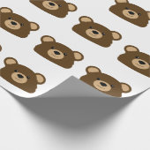 Teddy Bear Wrapping Paper Cadeaupapier (Hoek)
