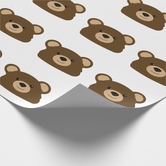Teddy Bear Wrapping Paper Cadeaupapier (Hoek)