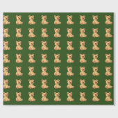 Teddy Bear Wrapping Paper Cadeaupapier (Vlak)