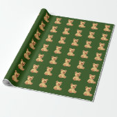 Teddy Bear Wrapping Paper Cadeaupapier (Uitgerold)