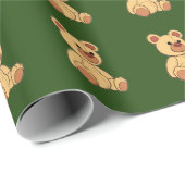 Teddy Bear Wrapping Paper Cadeaupapier (Rol Hoek)
