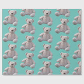 Teddy Bear Wrapping Paper Cadeaupapier (Vlak)