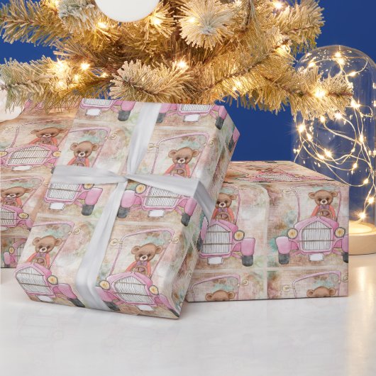 Teddy Bear Wrapping Paper Cadeaupapier (Feestdagen)