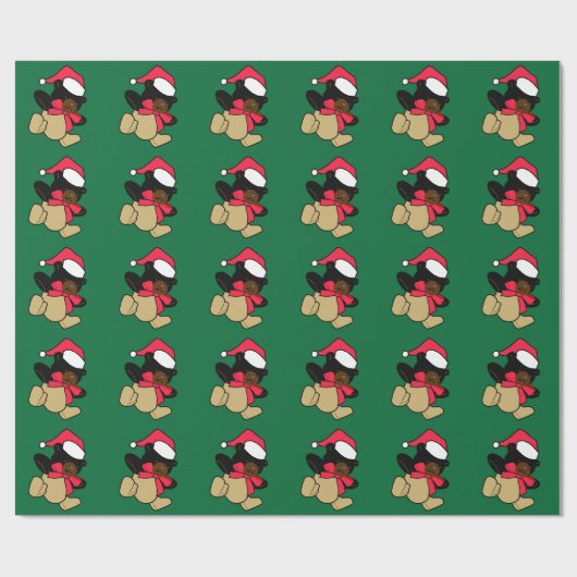 Teddy Bear Wrapping Paper Cadeaupapier (Vlak)