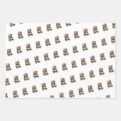 Teddy Bear Wrapping Paper Flat Sheet Set 3 (Voorkant 2)