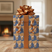 Teddy Bear Wrapping Paper Sheet