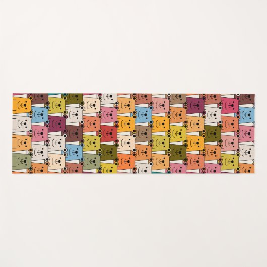 Teddy Bear Yogamat (Voorkant (horizontaal))