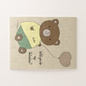 Teddy Bear zal je mijn Valentijn zijn Legpuzzel (Horizontaal)