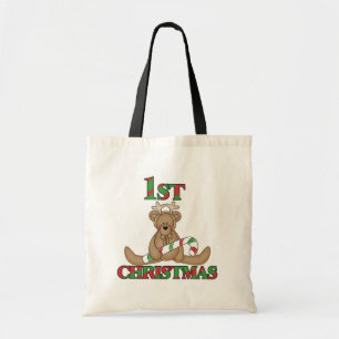 Teddy Bear Zeer 1e kersthemden en cadeautjes Tote Bag
