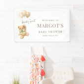 Teddy Bearly Wait Baby Shower Welkom Spandoek (Insitu)