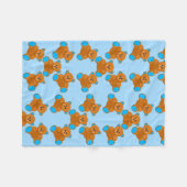Teddy Bears Baby Blanket Fleece Deken (Voorkant (Horizontaal))