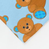 Teddy Bears Baby Blanket Fleece Deken (Hoek)