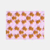 Teddy Bears Baby Blanket Fleece Deken (Voorkant (Horizontaal))