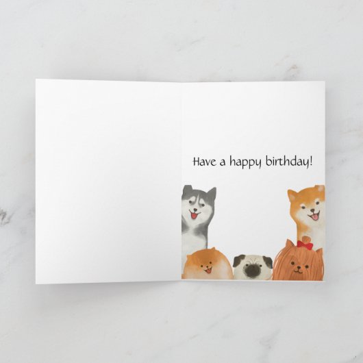 Teddy Bears & Balloons Kaart (Binnen)