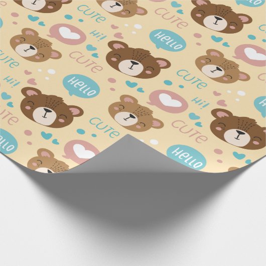 Teddy Bears Cadeaupapier (Hoek)