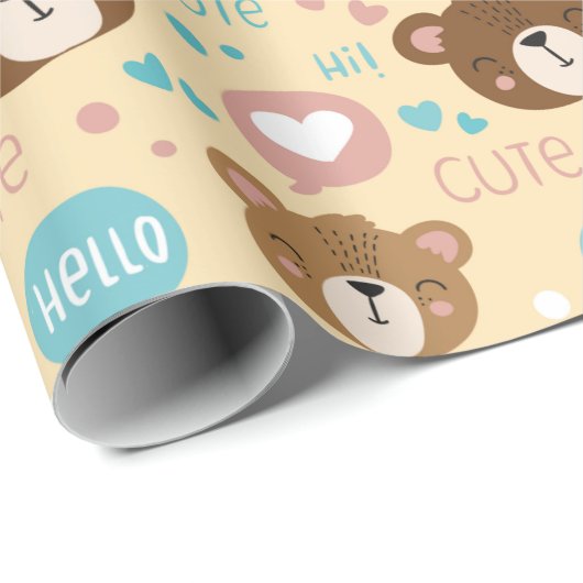 Teddy Bears Cadeaupapier (Rol Hoek)