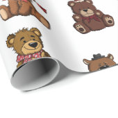 Teddy Bears Cadeaupapier (Rol Hoek)