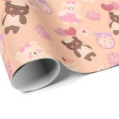 Teddy Bears Cadeaupapier (Rol Hoek)