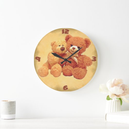 Teddy Bears Clock Grote Klok (Huis)