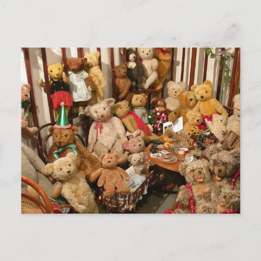 Teddy Bears Collectors Heaven Briefkaart (Voorkant)