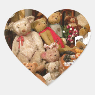 Teddy Bears Collectors Paradise Hart Sticker