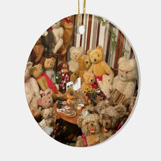 Teddy Bears Collectors Paradise Keramisch Ornament (Links)