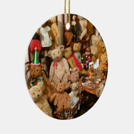 Teddy Bears Collectors Paradise Keramisch Ornament (Rechts)
