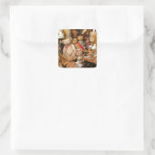 Teddy Bears Collectors Paradise Vierkante Sticker (Tas)