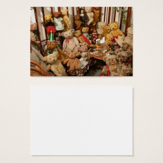 Teddy Bears Collectors Paradise Visitekaartjes (Voorkant /achterkant)